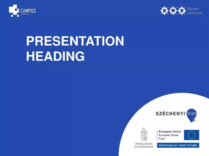 presentation heading