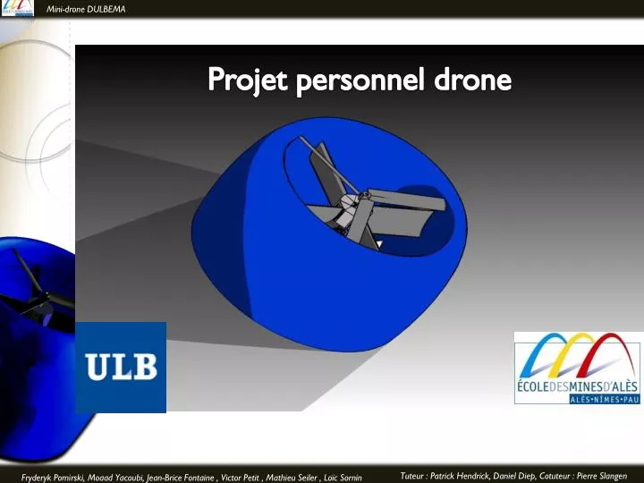 projet personnel drone