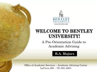 A Pre-Orientation Guide to Academic Advising