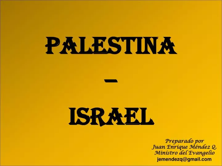 palestina israel