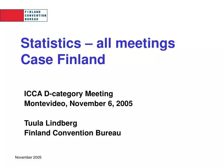 statistics all meetings case finland