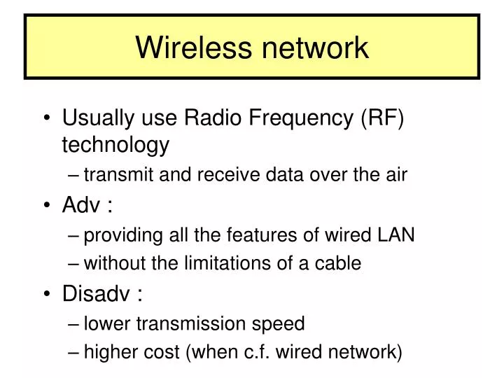 Wired vs Wireless Networks: Advantages & Disadvantages