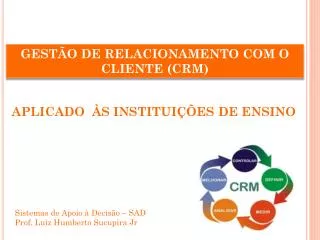 GESTÃO DE RELACIONAMENTO COM O CLIENTE (CRM )