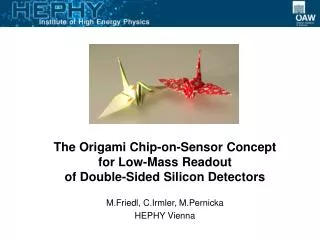The Origami Chip-on-Sensor Concept for Low-Mass Readout of Double-Sided Silicon Detectors