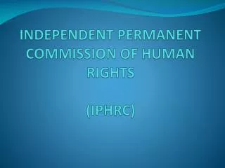 I- References to human rights in the basic documents: