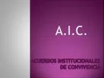 Acuerdos institucionales de Convivencia - slide 1