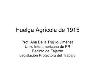 Huelga Agrícola de 1915