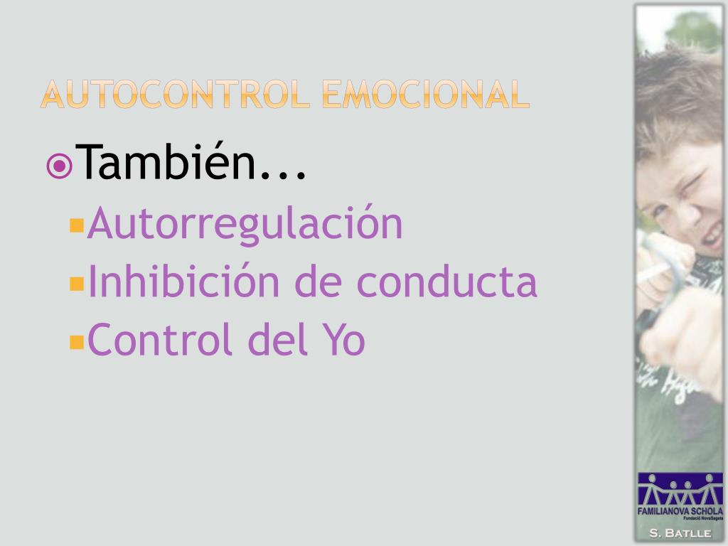 PPT - Autocontrol Emocional PowerPoint Presentation, free download - ID ...