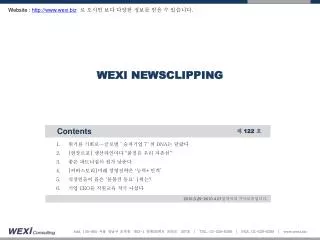 WEXI NEWSCLIPPING