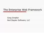 The Enterprise Web Framework - slide 1