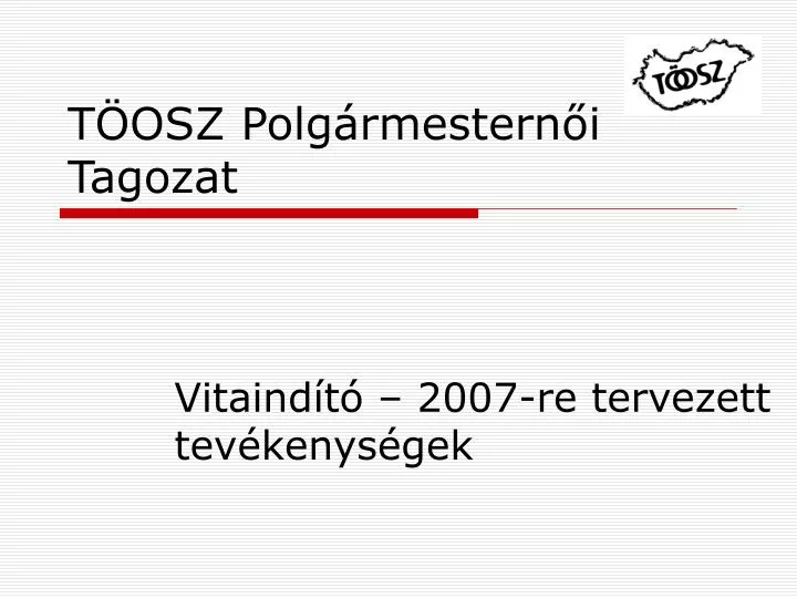 t osz polg rmestern i tagozat