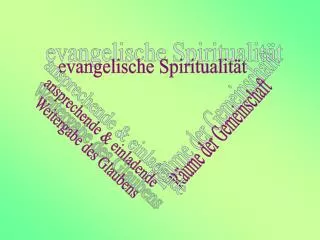 evangelische Spiritualität