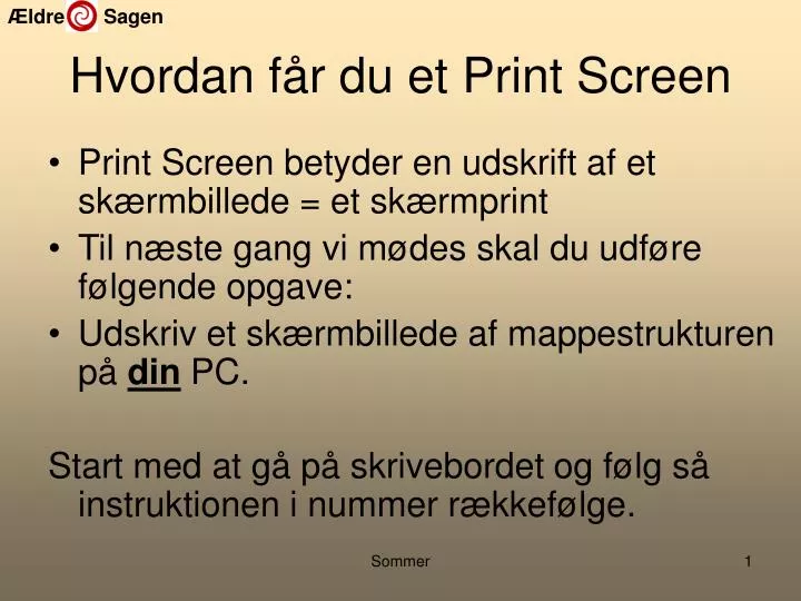 hvordan f r du et print screen