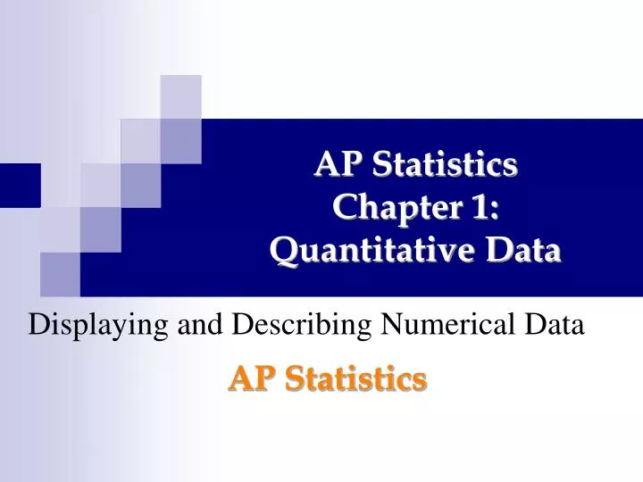 ap statistics chapter 1 quantitative data