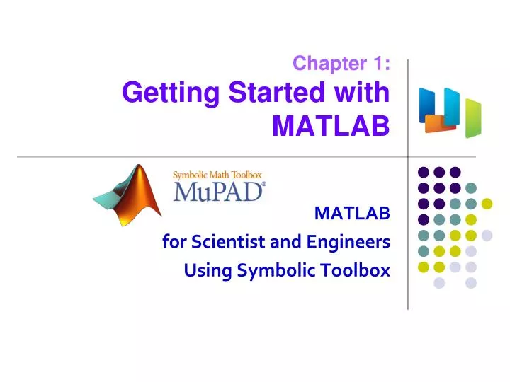 chapter 1 getting started with matlab