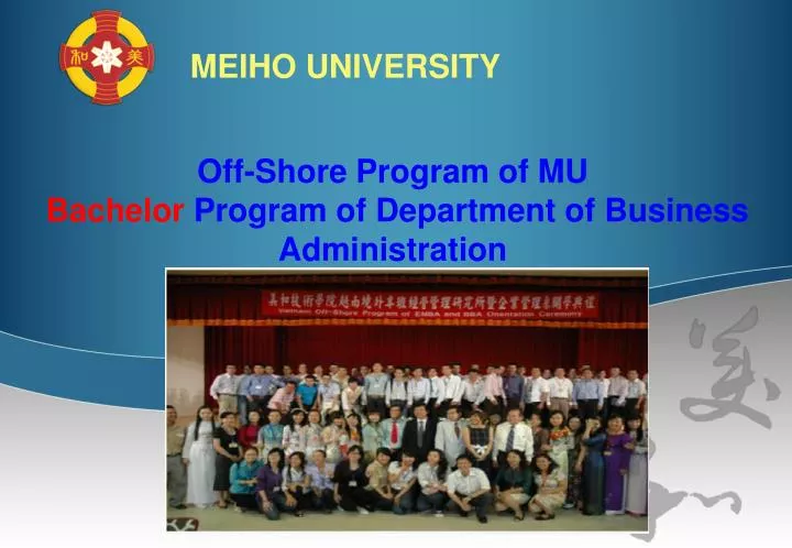 off shore program of mu bachelor program of department of business administration