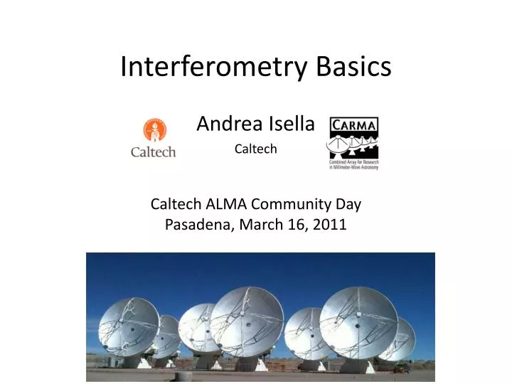 interferometry basics