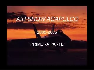 AIR SHOW ACAPULCO