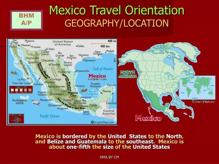 mexico travel orientation geography location