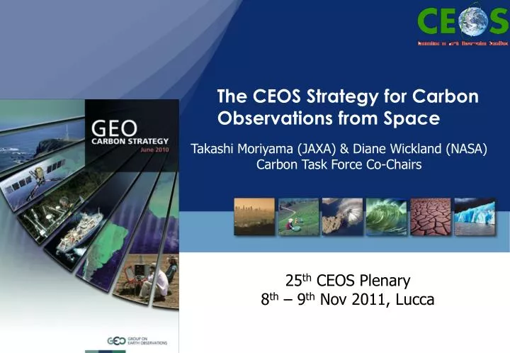 the ceos strategy for carbon observations from space