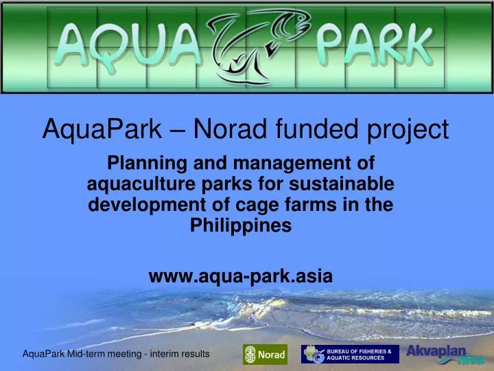 aquapark norad funded project