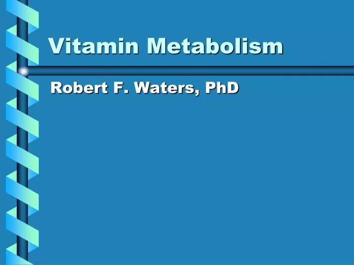 vitamin metabolism