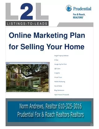 Online Marketing Plan for Selling Your Home
