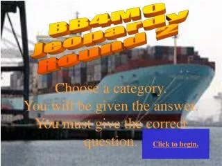 BB4M0 Jeopardy Round 2