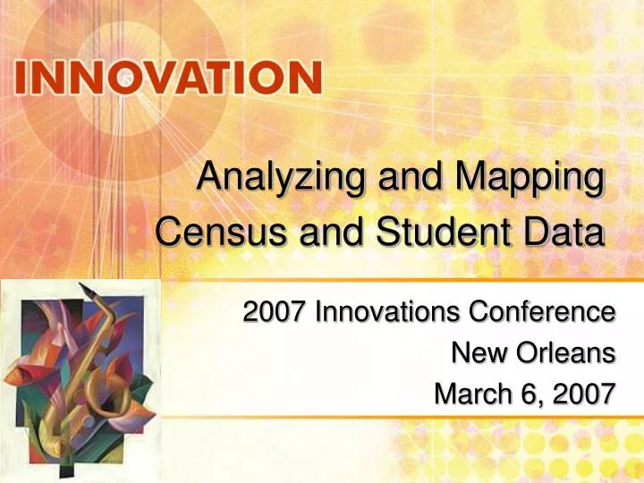 analyzing and mapping census and student data