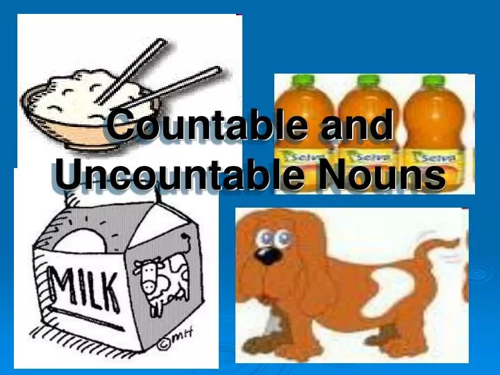 COUNTABLE AND UNCOUNTABLE NOUNS - ppt download