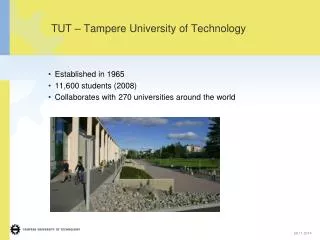 TUT – Tampere University of Technology