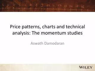 Price patterns, charts and technical analysis: The momentum studies