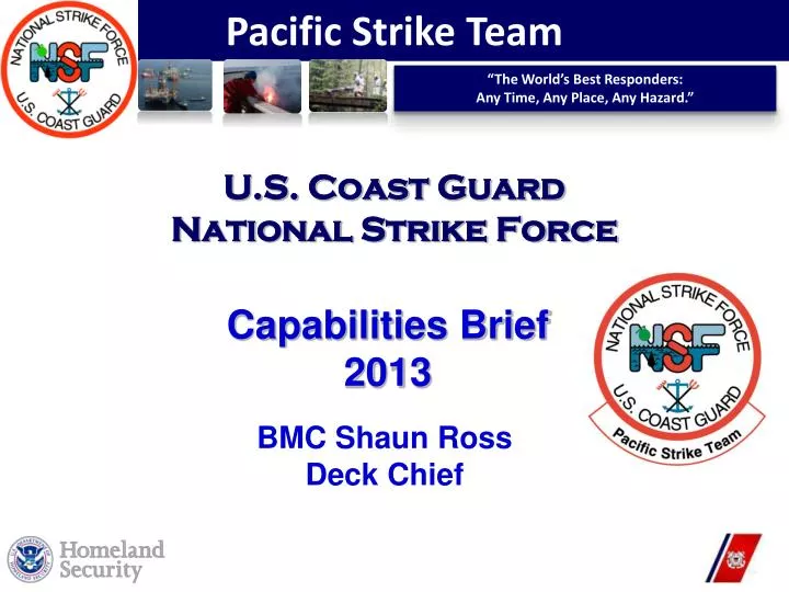 u s coast guard national strike force