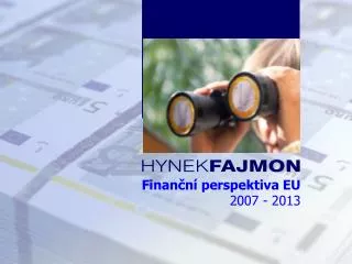 Finanční perspektiva EU 2007 - 2013