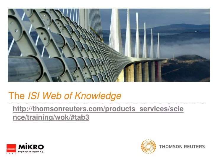 the isi web of knowledge