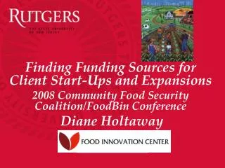 Finding Funding Sources for Client Start-Ups and Expansions
