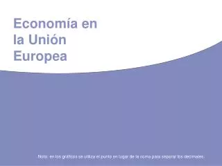 Economía en la Unión Europea