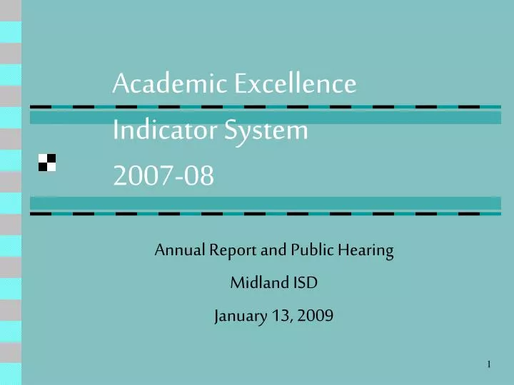 academic excellence indicator system 2007 08