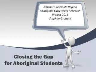Closing the Gap for Aboriginal Students