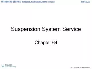 Suspension System Service
