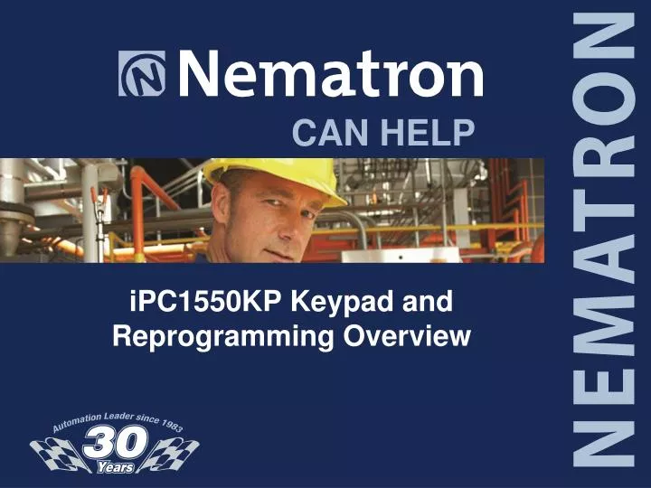 ipc1550kp keypad and reprogramming overview