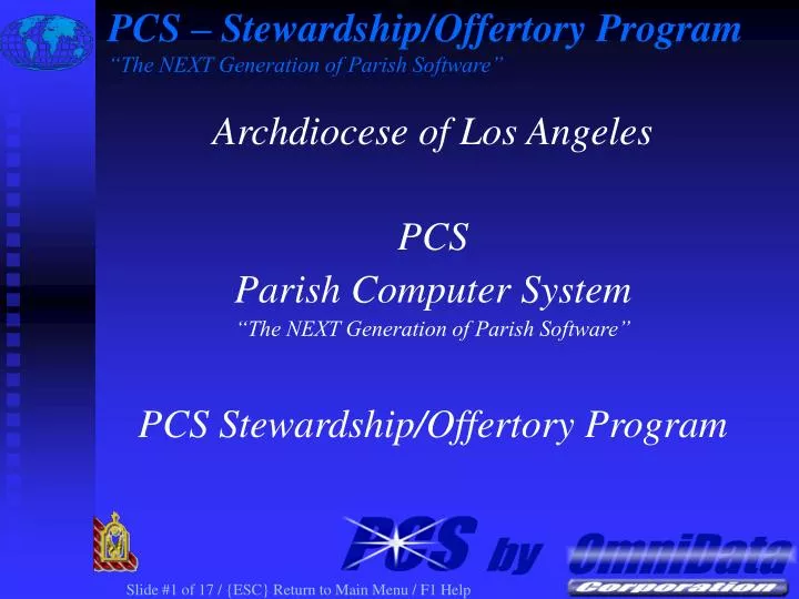pcs stewardship offertory program the next generation of parish software