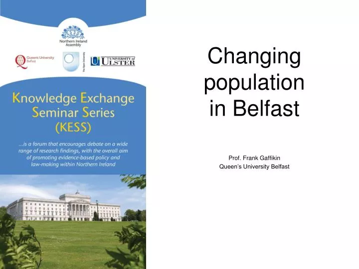 changing population in belfast