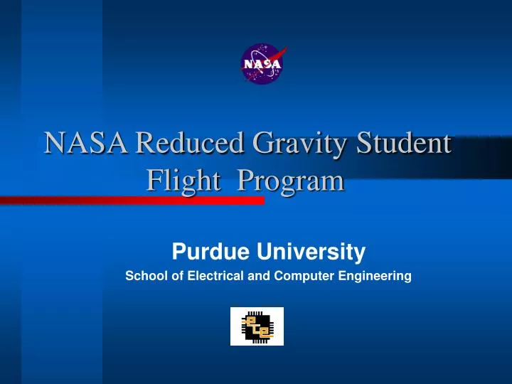 nasa reduced gravity student flight program