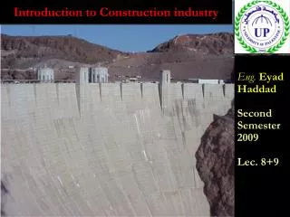 Introduction to Construction industry