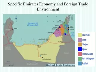 Specific Emirates Economy and Foreign Trade Environment