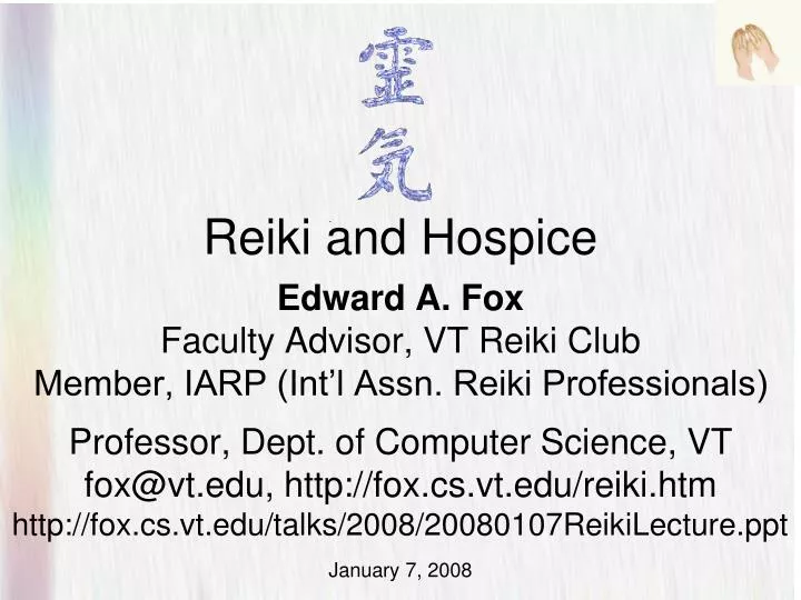 reiki and hospice