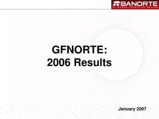 GFNORTE: 20 06 Results