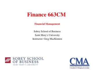 Finance 663CM