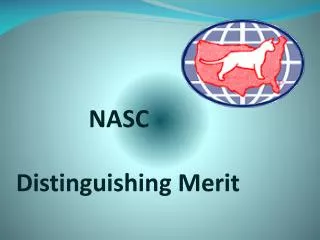 NASC Distinguishing Merit
